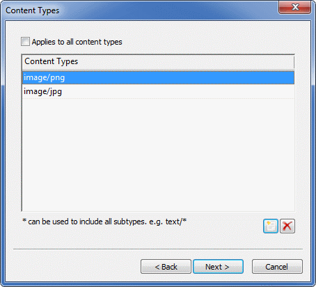 Add rule content type