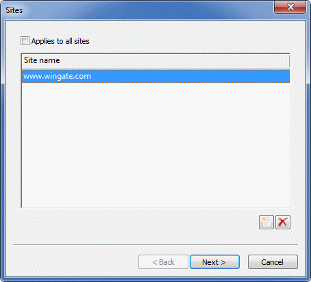 Add rule site